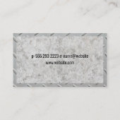 建築車 |金属とコンクリート 名刺 (裏面)