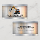 建築車 | 金属工業 名刺 (正面/裏面)