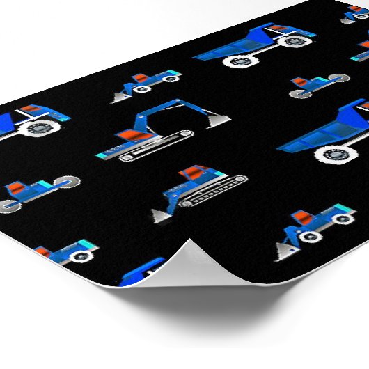 建築車s ポスター (角)