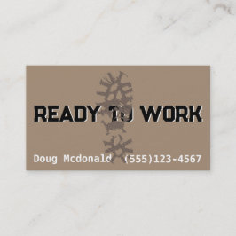 建築造園大工カスタム工事 名刺