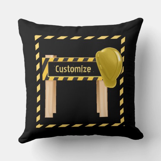 建築道路標識 クッション (裏面)