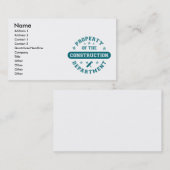 建築部の特性 名刺 (正面/裏面)