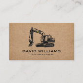 建築重機運転士 名刺 (正面)