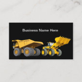 建築重機運転士 名刺 (正面)