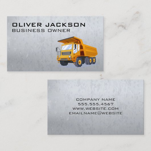 建築重機 | ビルダー 名刺 (正面/裏面)