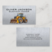 建築重機 | ブルドーザー 名刺 (正面/裏面)