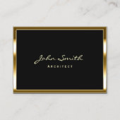 建築金ゴールドフレームプロフェッショナル 名刺 (正面)