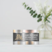 建築金属リベット |プロパティロゴ 名刺 (スタンド正面)