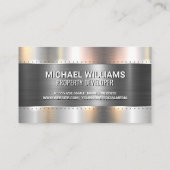 建築金属リベット |プロパティロゴ 名刺 (裏面)