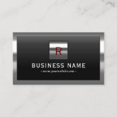 建築金属枠モノグラムプロフェッショナル 名刺 (正面)