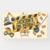 建築難破ボールバースデーパーティー 横断幕 (横)