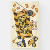 建築難破ボールバースデーパーティー 横断幕 (縦)