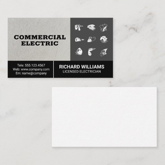 建築電源ツール 名刺 (正面/裏面)