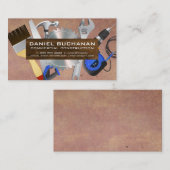 建築電源ツール |木製ボード 名刺 (正面/裏面)