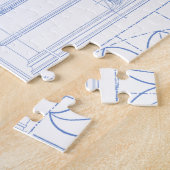 建築青写真 ジグソーパズル (側面)