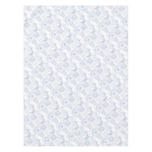 建築青写真 テーブルクロス (正面)