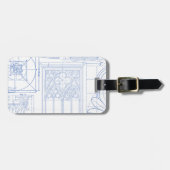 建築青写真 ラゲッジタグ (正面横)