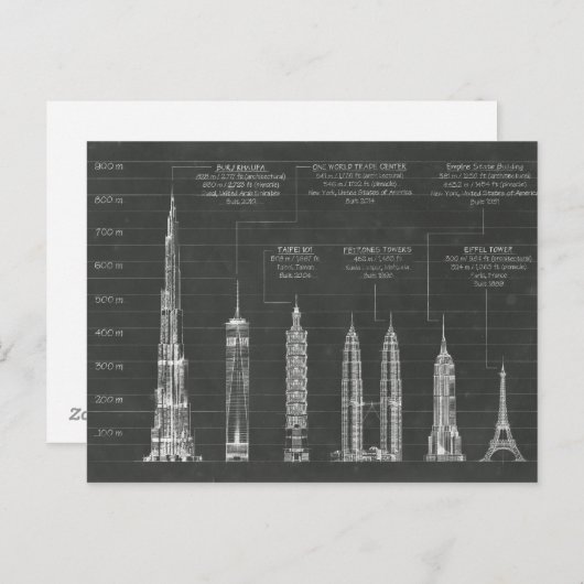 建築高さ ポストカード (正面/裏面)