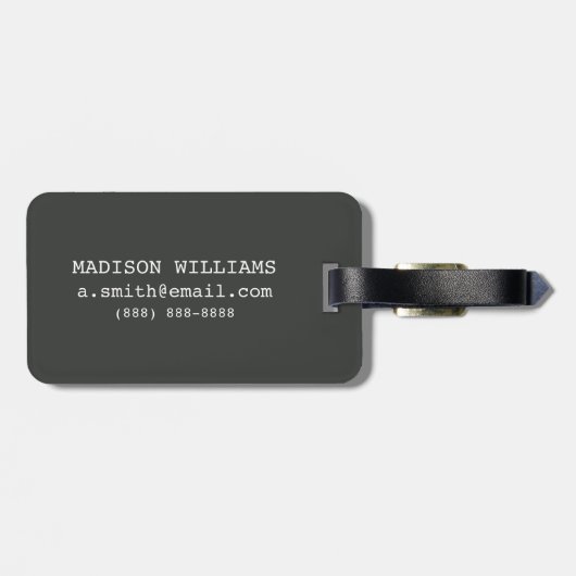 建築高さ ラゲッジタグ (裏面横)