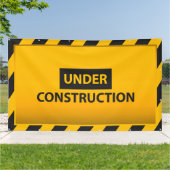 建築黄色の危険度（大） 横断幕 (外側)