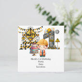 建築1歳の誕生日パーティー セーブザデート (スタンド正面)