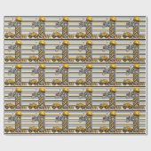 建築1歳の誕生日パーティー ラッピングペーパー (フラット)