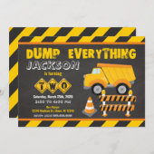 建築2nd誕生日招待状シャルボード 招待状 (正面/裏面)