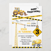 建築3rd誕生日招待状 招待状 (正面/裏面)