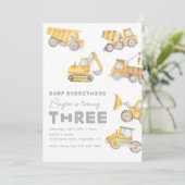 建築3rd誕生日招待状 招待状 (スタンド正面)