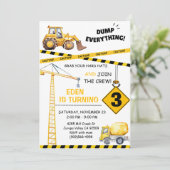 建築3rd誕生日招待状 招待状 (スタンド正面)