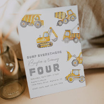 建築4th誕生日招待状