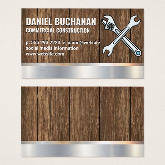 建築 | ウッド | レンチ (正面&裏面)