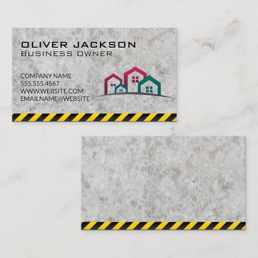 建築 |エテ実在ートホーム 名刺 (正面/裏面)