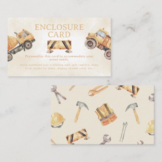 建築 エンクロージャーカード (正面/裏面)