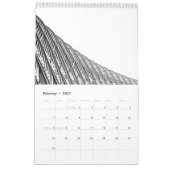 建築 カレンダー (2月 2027)