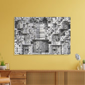 建築 キャンバスプリント (インサイチュ (リビング))