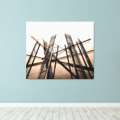 建築 キャンバスプリント (インサイチュ (ウッドフロア))