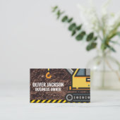 建築 | クレーン | 汚れ 名刺 (スタンド正面)