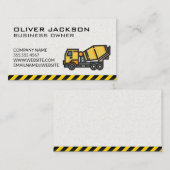 建築 | コンクリートミキサー 名刺 (正面/裏面)