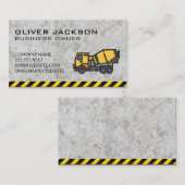 建築 | コンクリートミキサー 名刺 (正面/裏面)