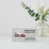 建築 |コンクリート混合トラック 予約カード (スタンド正面)