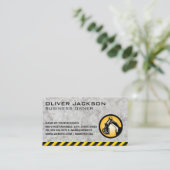 建築 | コンクリート | アースドーザー | ビルダー 名刺 (スタンド正面)