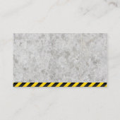 建築 | コンクリート | アースドーザー | ビルダー 名刺 (裏面)