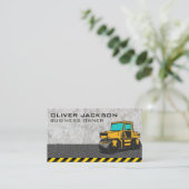 建築 | コンクリート | ロードローラー 名刺 (スタンド正面)