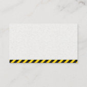 建築 |ショベル車両 |実在財産 名刺 (裏面)