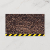 建築 |ショベル |プロパティの開発 名刺 (裏面)