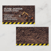 建築 |ショベル |プロパティの開発 名刺 (正面/裏面)