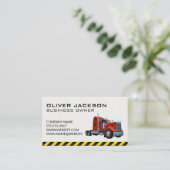 建築 | セミトラックドライバーの名刺 名刺 (スタンド正面)