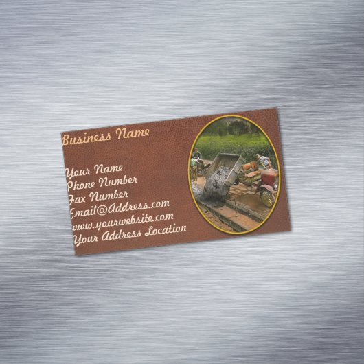 建築 – ダンピング製簡単1925 マグネット名刺 (インサイチュ)