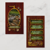 建築 – ダンピング製簡単1925 名刺 (正面/裏面)